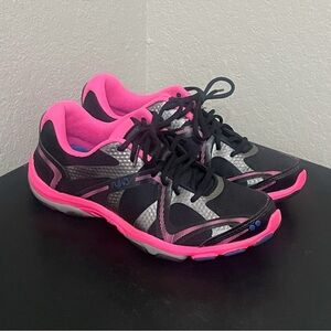 Ryka Influence Black Bright Pink Women’s Cross Training Shoes Size 7M Running